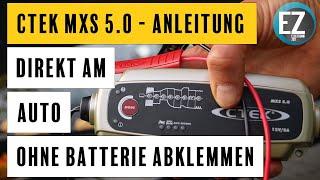 CTEK MXS 5.0 Anleitung - in 5 Minuten erklärt - 12 V PKW  Motorrad Batterieladegerät