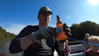 Fishing for World Record Catfish - Using a Drink Holder? Chill & Reel drink cozy fishing system