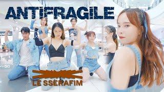 KPOP IN PUBLIC CHALLENGE LE SSERAFIM르세라핌 - ANTIFRAGILE - XFIT CREW DANCE COVER FROM VIETNAM