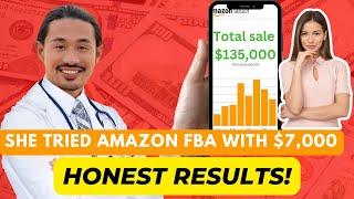 This Amazon FBA Seller Build  $135000 revenue Brand in 7.5 months  Honest Results