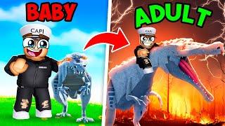 Growing RUDY the BARYONYX from BABY to ADULT