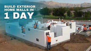 ICF Specialist Build a Home in 1 Day