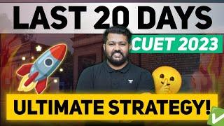 Last 20 Days Ultimate Strategy   CUET 2023  Bharat Panchal