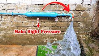 Amazing Idea to fix PVC pipe low pressure most people dont know #PVC #freeenergywaterpump