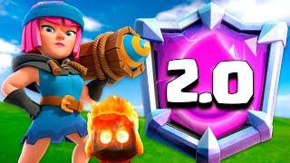 *TROLLING* TOP LADDER with *2.0* Logbait  - Clash Royale