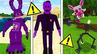 REAL FIVE NIGHTS AT FREDDYS MOD in Minecraft PE  BRAND NEW SECRET ANIMATRONICS  Minecraft Mods