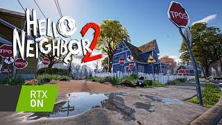 SÜPER GERÇEKÇİ GRAFİKLERLE WILSONU ZİYARET ETTİM - Hello Neighbor 2  RTX ON 