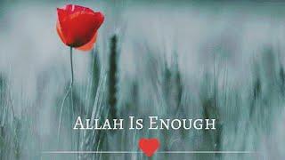 Beautiful Islamic dpz With Quotes Allah is enough