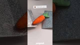 당근철아따 carrot plate ice cream Full  Utube #asmr #diy #asmr #clay #colormixing #철아따 #철판아이스크림