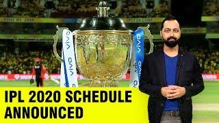 IPL 2020 Schedule Announced