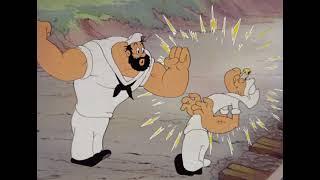 Bluto destroying Popeye Popeye the Sailor Man - For Better or Nurse