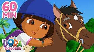 Most Daring Animal Rescues with Dora    1 Hour  Dora the Explorer