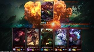 Challenger Tryndamere Main vs Five Bronze Players 1v5 - League of Legends