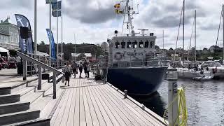 A Walk Along the Guest Harbour in Strömstad Sweden 