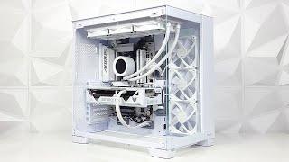 White PC Build  Antec C8  Ryzen 7800X3D  GIGABYTE B650E Elite X AX ICE  Asus RTX 4070 Ti SUPER