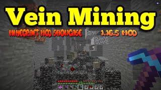 Minecraft 1.16.5 - Vein Mining mod