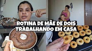 Vlog Brenda mãe de dois  Fazendo doces em casa pra vender  tentando cuidar da casa e dos filhos