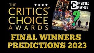 Critics Choice Awards 2023 Final Winners Predictions