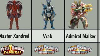 MainBoss villains of every Power Rangers series