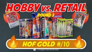 Hobby vs. Retail Basketball Cards  Rookie Chase Round 3  Gold #10 + Giveaway