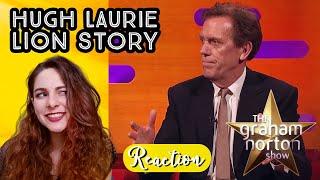 HUGH LAURIE -  Working With A Lion - The GRAHAM NORTON Show - REACTION