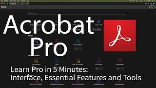 #Acrobat #Pro 2024 in 5 Mins Overview for Beginners & Refreshers