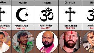 Religion of popular villain actor of Bollywood