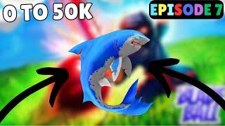 0 TO 50K RAP BLADE BALL TRADING SERIES  ep.7 SHARK STEAL 