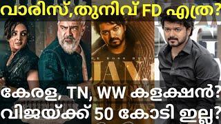 Varisu First Day Boxoffice Collection Varisu and Thunivu Collection #Vijay #Ajith #Varisu #Thunivu