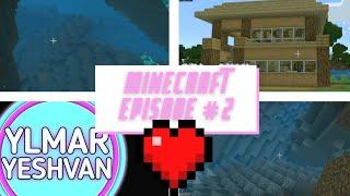 Minecraft Survival Lets Play EP. #2  Exploring Underground Cave  Upgrading My House