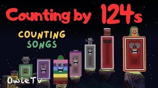 Counting by 124s Song  Minecraft Numberblocks Counting Songs  Math and Number Songs for Kids