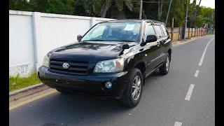 Toyota Kluger 2005 model in black colour now available at harab motors tz