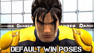 Tekken Tag Tournament 2 - All Default Win Poses