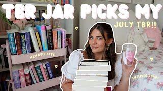 TBR prompt jar chooses my July TBR ️