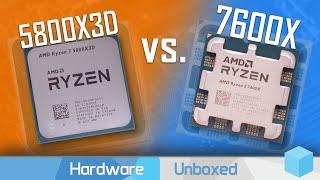 Ryzen 7 5800X3D or Ryzen 5 7600X? AM4 vs AM5 50+ Game Benchmark