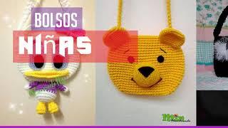 Bolsos Tejidos a Crochet para Niñas