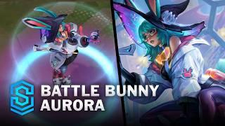 Battle Bunny Aurora Skin Spotlight - Pre-Release - PBE Preview - League of Legends