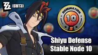 CBT3 Shiyu Defense Stable Node 10  S-Rank Clear ZZZ