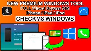 New iCloud Bypass Windows With Sim Fix  Checkm8 Windows Tool + SignalCallNetworkiCloudFacetime