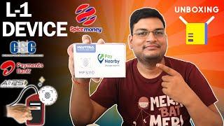 Mantra L1 Biometric Device  Mantra New Mfs 110 Device  Mantra New L1 Device Unboxing