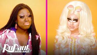 The Pit Stop AS6 E01 Trixie Mattel & Bob The Drag Queen Get All-Started  RPDR All Stars