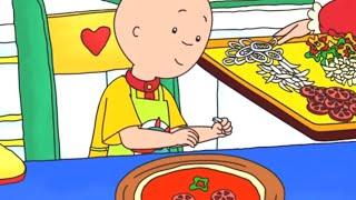 Caillou en Español - Caillou y la Pizza Casera  Dibujos Animados Capítulos Completos