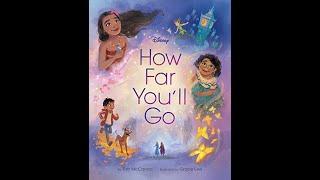 Flip Through Disney children book - Disney How Far Youll Go