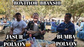 Baxshi aka polvonlarga zur terma boshladi Bumba polvon