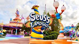 Seuss Landing at Universal’s Islands of Adventure  Full Tour All Rides