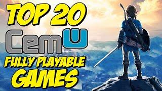 TOP 20+ CEMU EMULATOR PLAYABLE GAMES  2022  Fully Playable️  2022 CEMU 1.26.2f