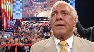 Ric Flairs Farewell Address & Superstars Play Tribute to Ric Flair WWE Raw March 31 2008 HD 22
