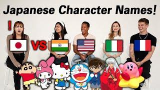 Japanese was shocked by Anime Character Pronunciation Around The World