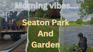 Seaton park and garden in AberdeenScotland. Morning vibes.. Rivertreesbirdsparkgarden etc