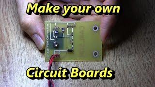 How to Make Double Sided Circuit Boards at Home